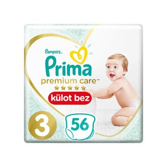 Prima Premium Care Külot Bez İkiz Paket 3 Beden 56'lı